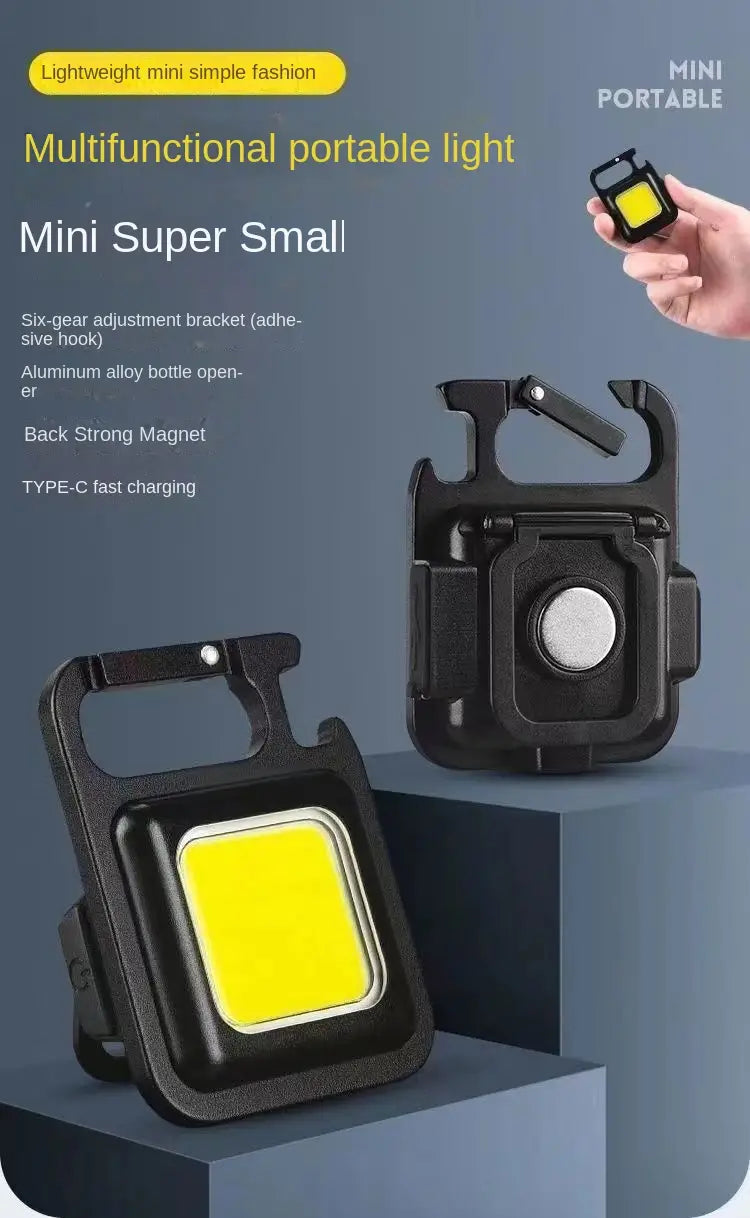 Compact COB Keychain Light
